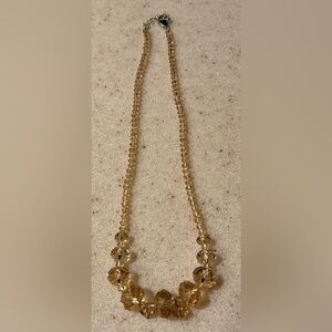Elegant Gold Beaded Necklace
